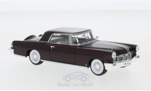 Diecast model cars Lincoln Continental 1956 Mark II Hardtop red 1/43 GLM