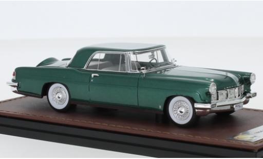 Diecast model cars Lincoln Continental 1956 Mark II Hardtop metallic green 1/43 GLM