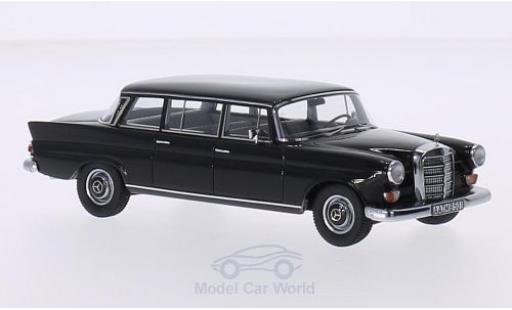 Diecast model cars Mercedes 200 Base W111 Binz Lang black 1965 1/43 GLM