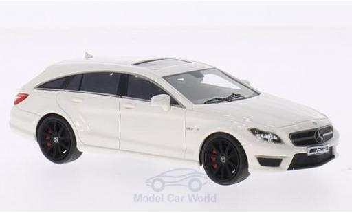 Diecast model cars Mercedes CLS Shooting Brake 63 S-Model white 1/43 GLM