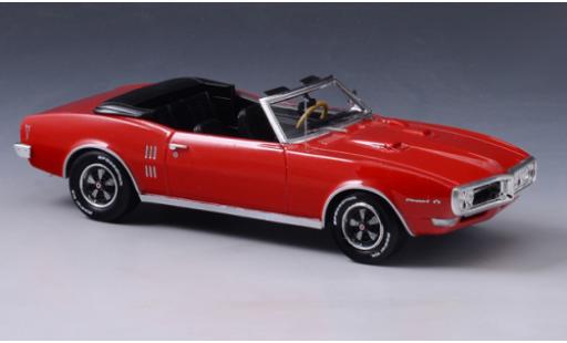 Diecast model cars Pontiac Firebird 1968 400 Convertible red 1/43 GLM