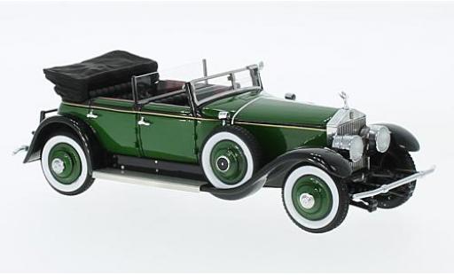Diecast model cars Rolls Royce Phantom 1930 Convertible Sedan green/black Hibbard & Darrin Marlene Dietrich S317KP 1/43 GLM