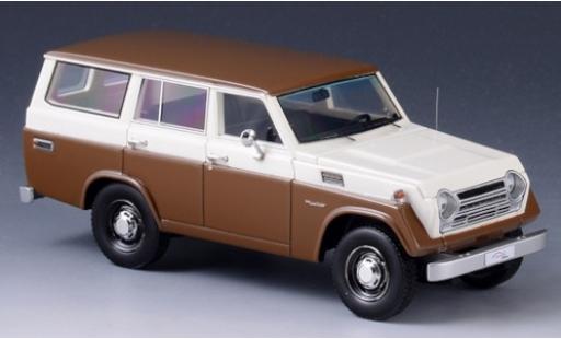 Diecast model cars Toyota Land Cruiser 55 FJ55 brown/white 1979 1/43 GLM