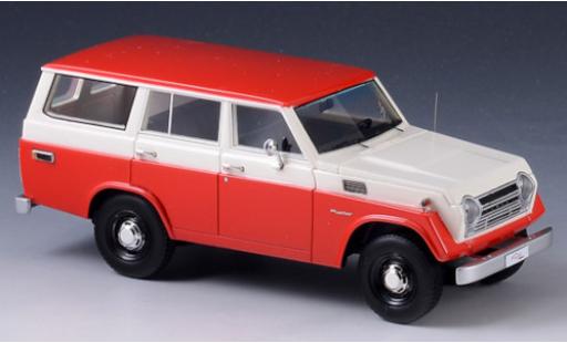 Diecast model cars Toyota Land Cruiser 55 (FJ55) red/white 1979 1/43 GLM