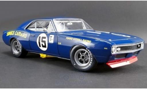 Diecast model cars Chevrolet Camaro course No.15 Penske-Godsall Racing Sunoco 1967 1/18 GMP