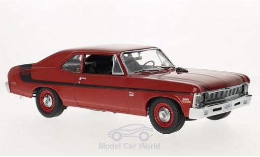 Diecast model cars Chevrolet Nova tuning red/Dekor Yenko Deuce 1970 1/18 GMP