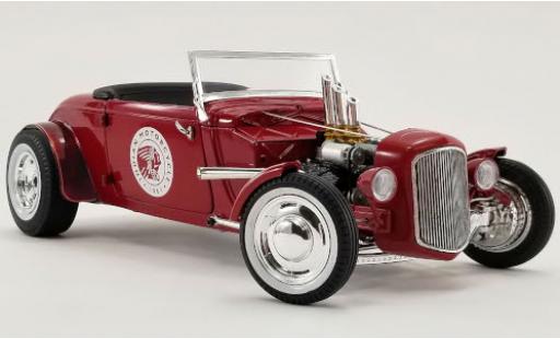 Diecast model cars Ford Hot Rod 1934 Roadster red Indian Motorcycle 1/18 GMP