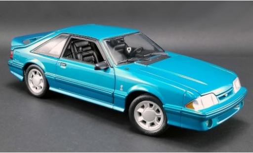 Diecast model cars Ford Mustang Cobra blue 1993 1/18 GMP