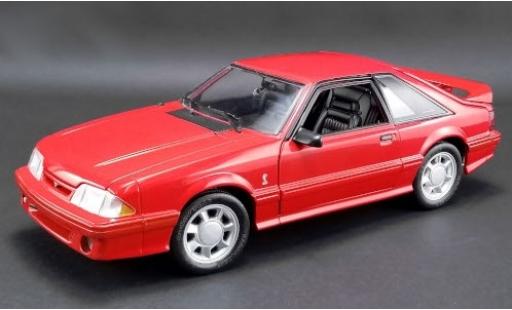 Diecast model cars Ford Mustang Cobra red 1993 1/18 GMP