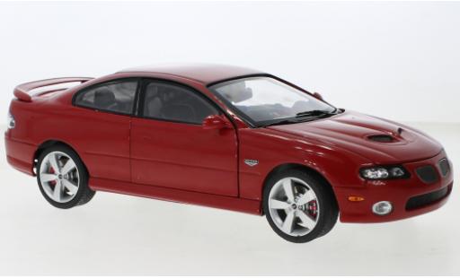 Diecast model cars Pontiac GTO 2006 red 1/18 GMP
