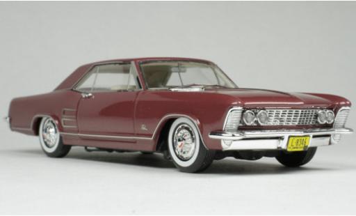 Diecast model cars Buick Riviera coupe metallic red 1963 1/43 Goldvarg Collections