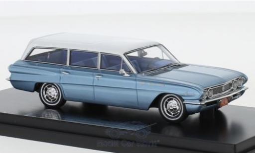 Diecast model cars Buick Special Station Wagon metallic blue/white 1962 1/43 Goldvarg Collections