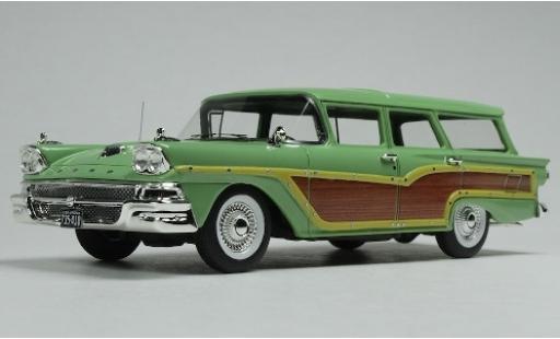 Diecast model cars Ford Country Squire Woody Wagon green/Holzoptik 1958 1/43 Goldvarg Collections