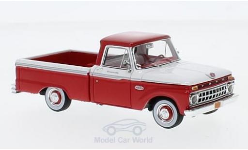 Diecast model cars Ford F-100 Pickup 00 Pick Up red/white 1965 1/43 Goldvarg Collections