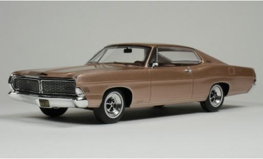 Diecast model cars Ford Galaxie 500 XL metallic pink 1968 1/43 Goldvarg Collections