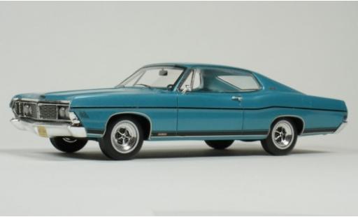 Diecast model cars Ford Galaxie 500 XL metallic turquoise 1968 1/43 Goldvarg Collections