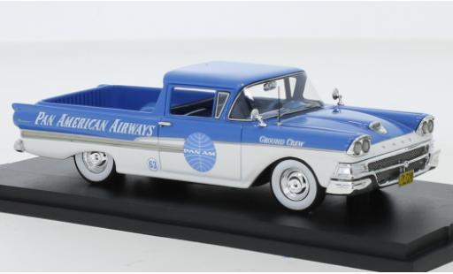 Diecast model cars Ford Ranchero Berline Pan American Airways 1958 1/43 Goldvarg Collections