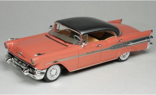 Diecast model cars Pontiac Star Chief Hardtop pink/metallic grey 1957 1/43 Goldvarg Collections