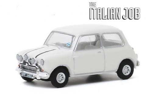 Diecast model cars Austin Mini cooper s 1275 MkI white/black RHD 1967 The Italian Job 1/64 Greenlight