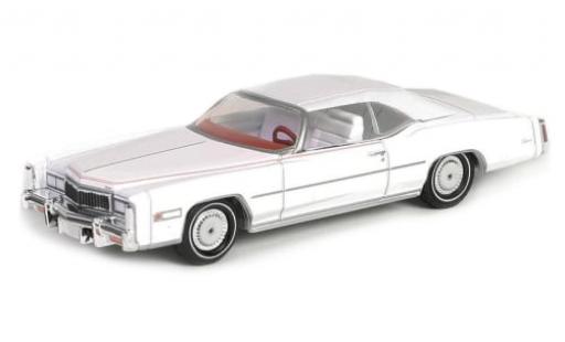 Diecast model cars Cadillac Eldorado Convertible white 1976 1/64 Greenlight