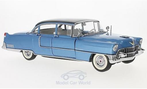 Diecast model cars Cadillac Fleetwood Series 60 metallic blue/black Elvis Presley 1955 without Vitrine 1/18 Greenlight