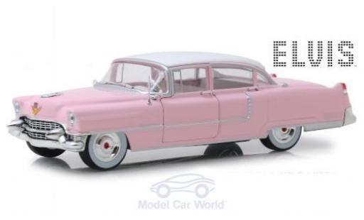 Diecast model cars Cadillac Fleetwood Series 60 pink/white Elvis Presley 1955 1/24 Greenlight
