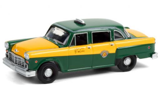 Diecast model cars Checker Marathon berline A11 green/yellow Special 1960 60 Years 1/64 Greenlight