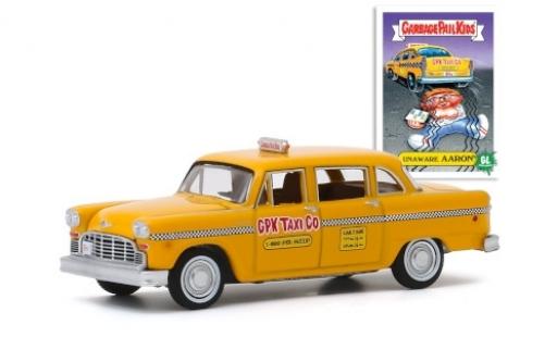 Diecast model cars Checker Marathon taxi A11 GPK Co 1970 Unaware Aaron GarbagePailKids 1/64 Greenlight