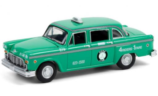 Diecast model cars Checker Marathon taxi A11 Zone Cab 1969 Staten Island Nouveau York 1/64 Greenlight