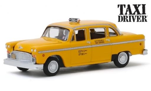 Diecast model cars Checker Marathon taxi Cab yellow/Dekor Driver 1975 1/64 Greenlight