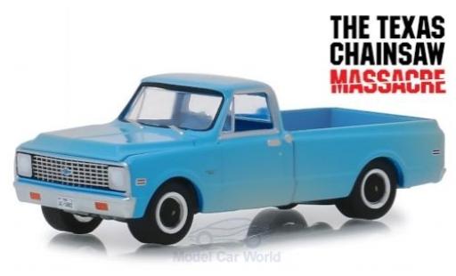 Diecast model cars Chevrolet C-10 Pickup blue The Texas Chainsaw Massacre 1971 1/64 Greenlight