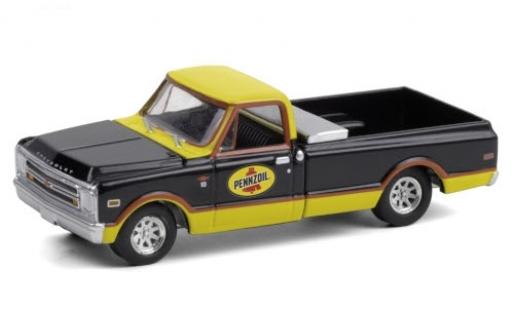 Diecast model cars Chevrolet C-10 Pickup Pennzoil 1968 1/64 Greenlight