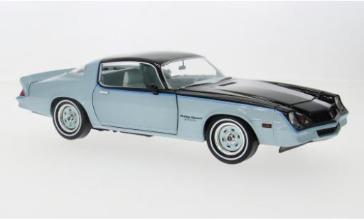 Diecast model cars Chevrolet Camaro Coupe blue/black 1979 1/18 Greenlight
