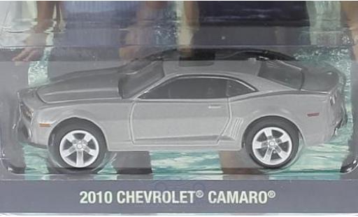 Diecast model cars Chevrolet Camaro Coupe metallic grey Hawaii Five-0 2010 1/64 Greenlight