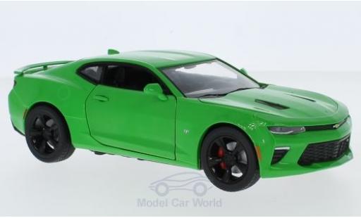 Diecast model cars Chevrolet Camaro SS green 2017 1/24 Greenlight