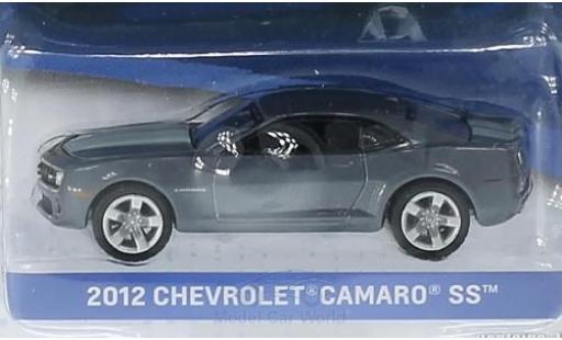 Diecast model cars Chevrolet Camaro SS metallic grey/grey 2012 General Motors Series 1 without Vitrine 1/64 Greenlight
