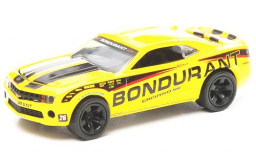 Diecast model cars Chevrolet Camaro SS Super Sport yellow/Dekor Bondurant 2011 1/64 Greenlight