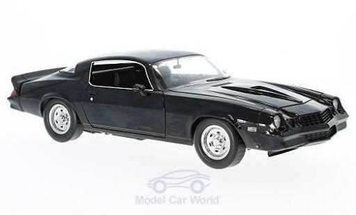 Diecast model cars Chevrolet Camaro Z28 black Beverly Hills Cop II 1978 1/18 Greenlight
