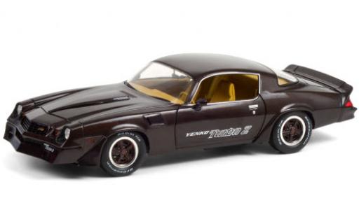 Diecast model cars Chevrolet Camaro Z28 Yenko Turbo Z metallic brown/Dekor 1981 1/18 Greenlight