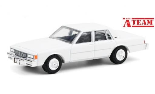 Diecast model cars Chevrolet Caprice Classic Sedan white 1980 The A-Team (TV-Serie) 1/64 Greenlight