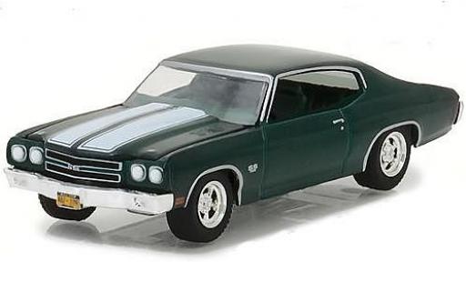 Diecast model cars Chevrolet Chevelle SS 396 metallic green Film John Wick 1970 1/64 Greenlight