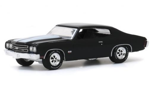 Diecast model cars Chevrolet Chevelle SS 454 black/white 1970 1/64 Greenlight