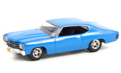 Diecast model cars Chevrolet Chevelle SS metallic blue 1971 The Rookie (TV s&iuml;&iquest;&frac12;rie 2018 - jetzt) 1/64 Greenlight