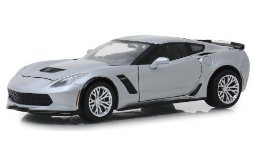Diecast model cars Chevrolet Corvette Z06 (C7) grey 2019 1/24 Greenlight