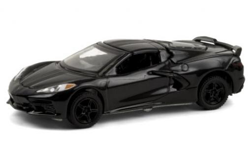 Diecast model cars Chevrolet Corvette Stingray (C8) black 2020 1/64 Greenlight