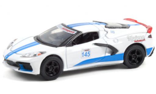 Diecast model cars Chevrolet Corvette Stingray (C8) Kaizen Autosport 2020 No.145 1/64 Greenlight