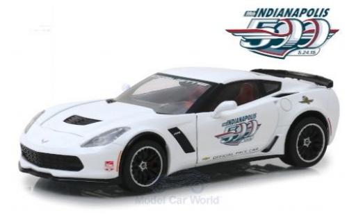 Diecast model cars Chevrolet Corvette Z06 Indianapolis 500 2015 Official Pace Car 1/24 Greenlight