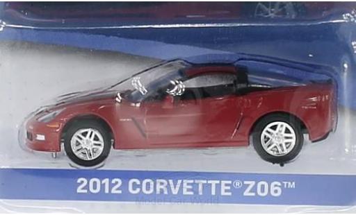 Diecast model cars Chevrolet Corvette Z06 metallic red/black 2012 General Motors Series 1 without Vitrine 1/64 Greenlight
