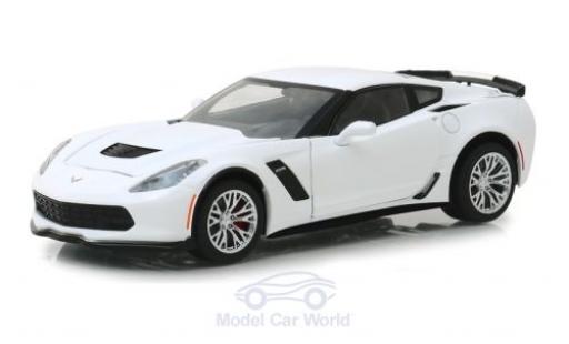 Diecast model cars Chevrolet Corvette Z06 white 2019 1/24 Greenlight