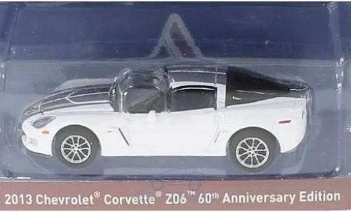 Diecast model cars Chevrolet Corvette Z06 white/grey 2013 60th Anniversary Edition 1/64 Greenlight